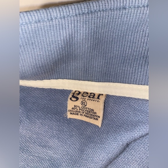 🎉HP🎉 NWT Gear for Sports Men’s Sweatshirt QTR Zip Pull Over Blue Color XL - Picture 11 of 12